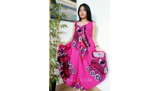 bali fashion clothes women dress wide long patterned ethnic design